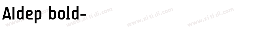 AIdep bold字体转换